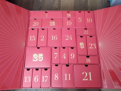 Empty Advent Calendar Box